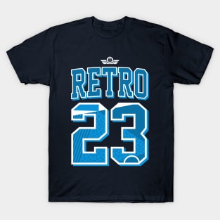 retro 23 marina blue sneaker art T-Shirt